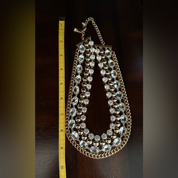 INC International Concepts Gold layered Statement Necklace NWOT - Picture 11 of 12